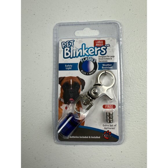 Pet Blinkers LED Safety Light With Clasp & 6 AG3 Batteries For Large Breed Dogs - Picture 3 of 6